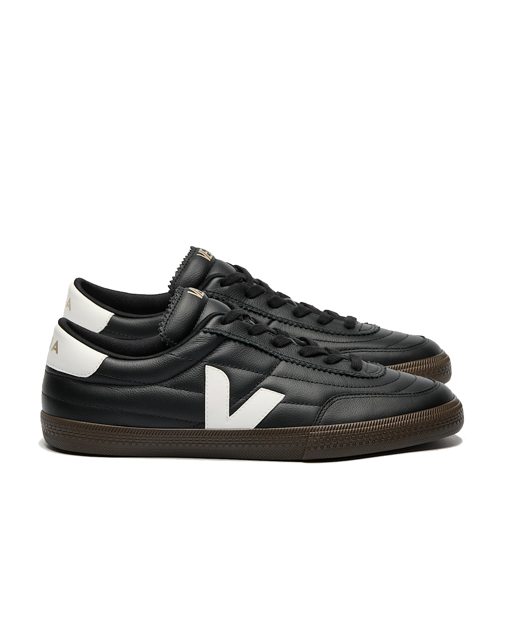 Veja - PANENKA O.T. LEATHER BLACK/WHITE