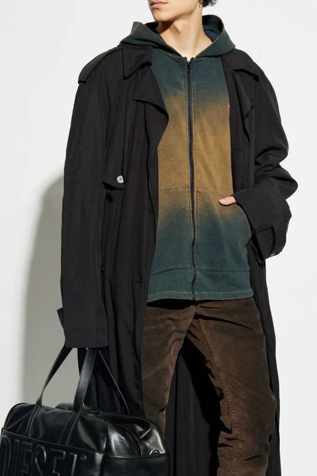 S-BLAXT-HOOD-ZIP FELPA