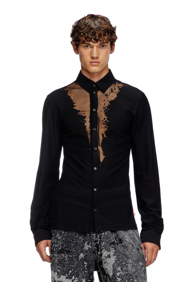 S-SUN-PLAIN CAMICIA