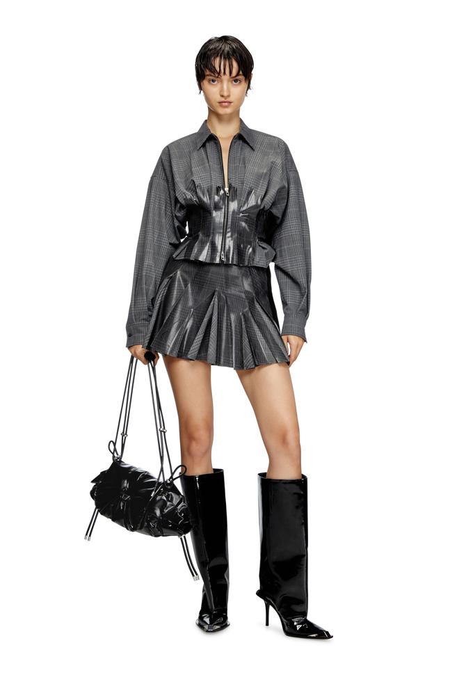 SCRUNCH-D SHOULDER M SHOULDER BAG